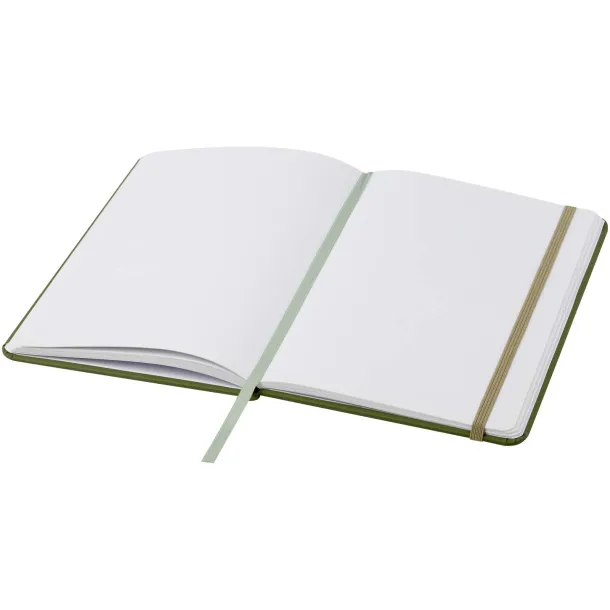 Spectrum A5 notebook with blank pages - Unbranded Forest green