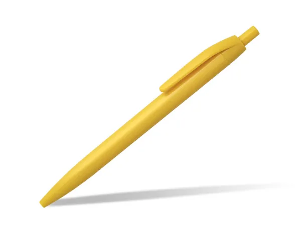 AMIGA plastic ball pen Yellow