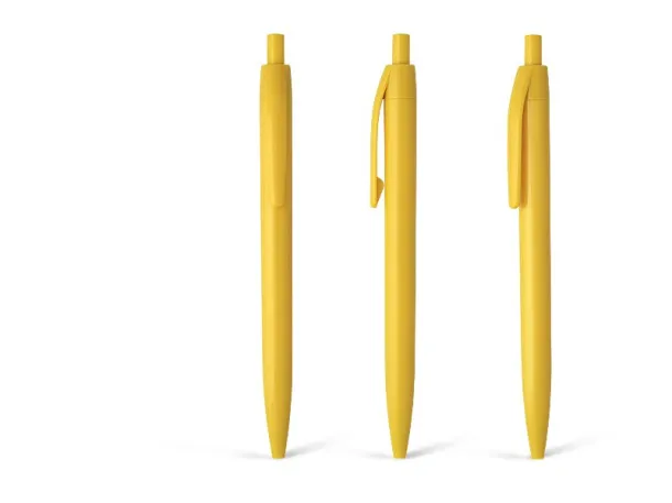 AMIGA plastic ball pen Yellow