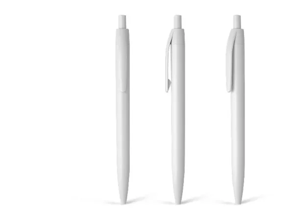 AMIGA plastic ball pen White