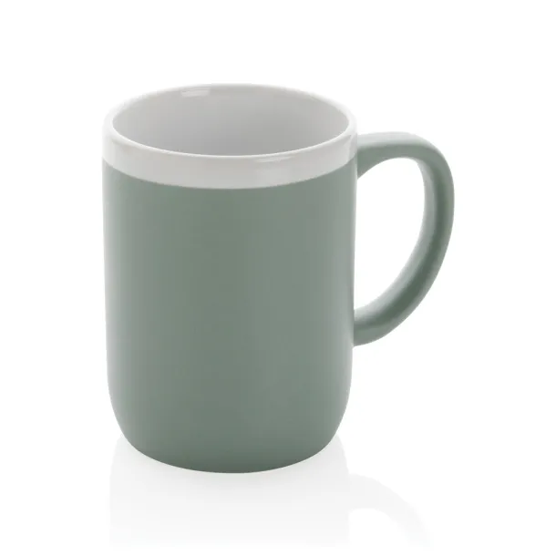  Ceramic mug with white rim - XD Collection 45533C White