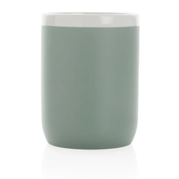  Keramička šalica s bijelim rubom, 300 ml - XD Collection 45533C Bijela
