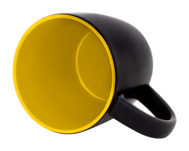 Sculptus mug Yellow Black