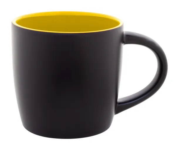 Sculptus šalica, 300 ml Žuta Crna