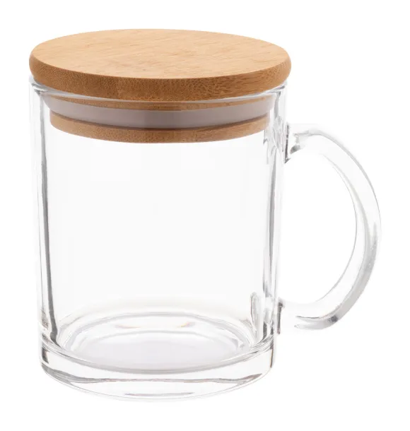 Strobba recycled glass mug Transparent Natural