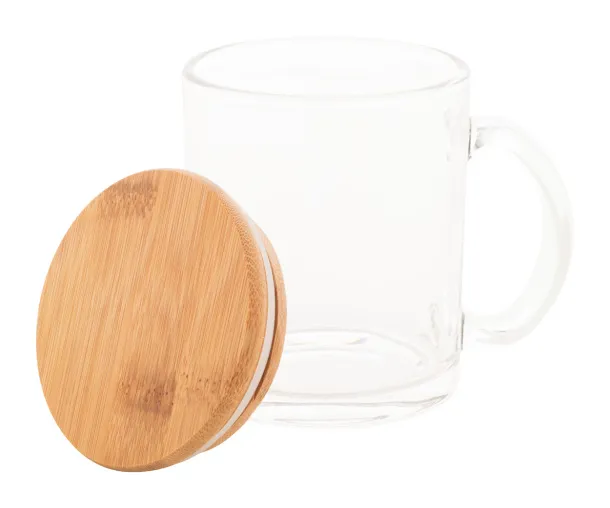 Strobba recycled glass mug Transparent Natural