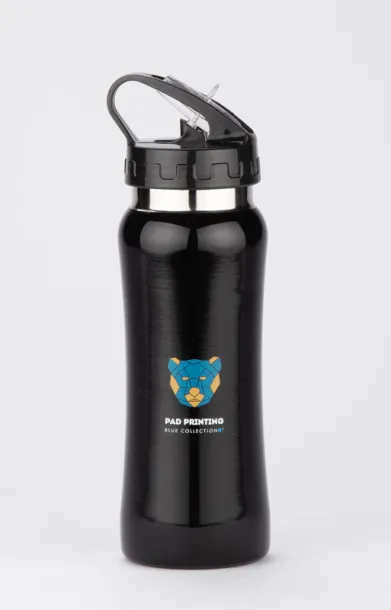 PATRE Steel Bidon  600 ml Crna