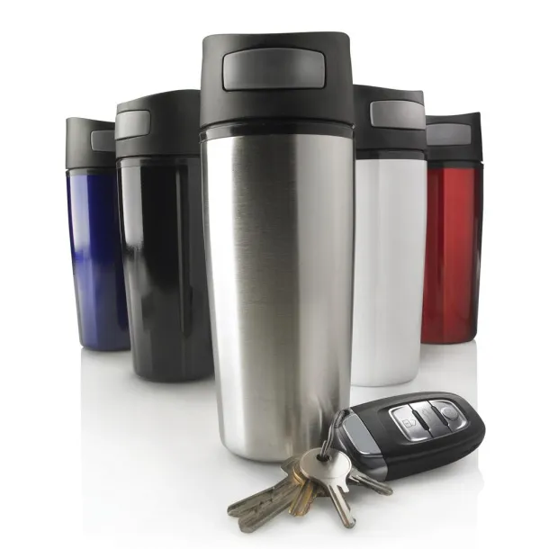  Auto šalica bez drške, 300 ml - XD Design Crna
