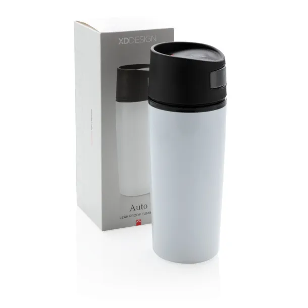  Auto šalica bez drške, 300 ml - XD Design Bijela Crna