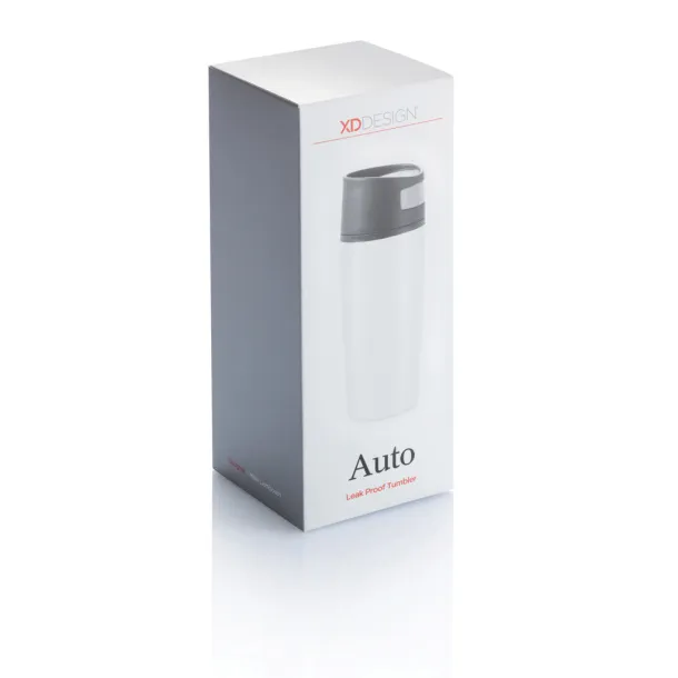  Auto šalica bez drške, 300 ml - XD Design Bijela Crna