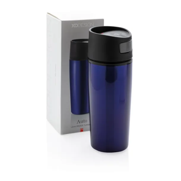  Auto šalica bez drške, 300 ml - XD Design Plava Crna