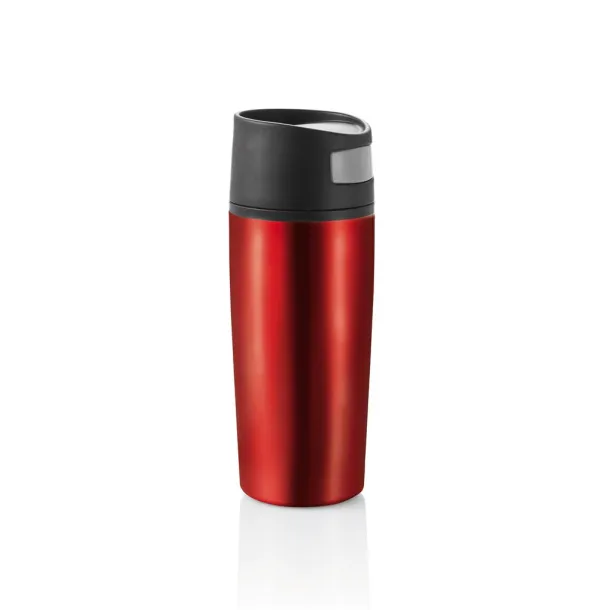  Auto šalica bez drške, 300 ml - XD Design Crvena Crna