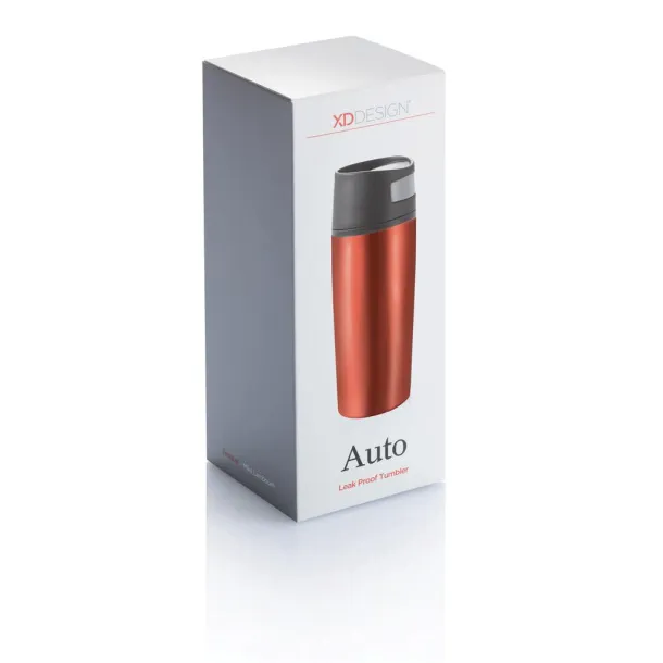  Auto šalica bez drške, 300 ml - XD Design Crvena Crna