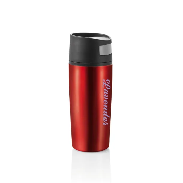  Auto šalica bez drške, 300 ml - XD Design Crvena Crna