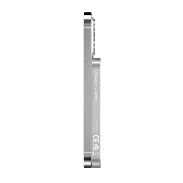  Urban Vitamin Richmond prijenosna baterija od RCS plastike/aluminija, 5 000 mAh - Urban Vitamin Srebrna