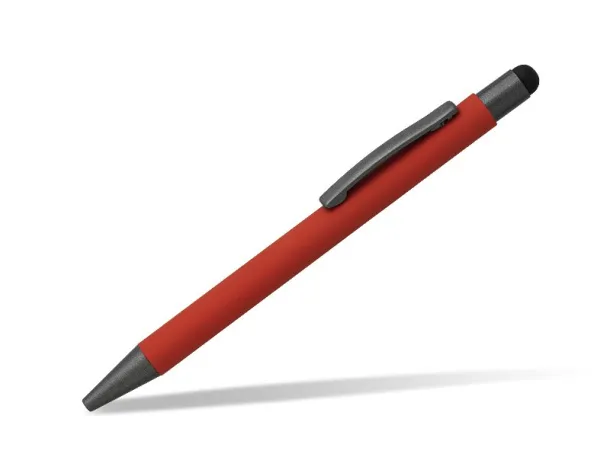 TITANIUM TOUCH metal 'touch' ball pen Red