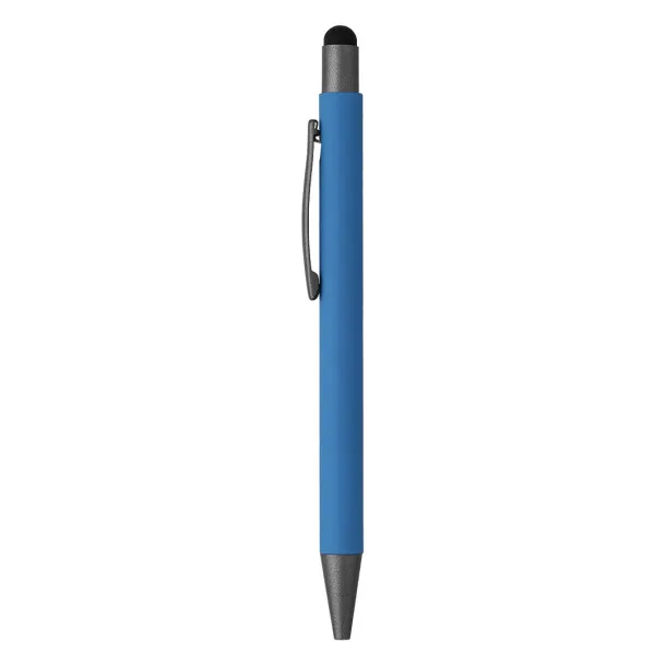 TITANIUM TOUCH Metal `touch` ball pen Azurno plava