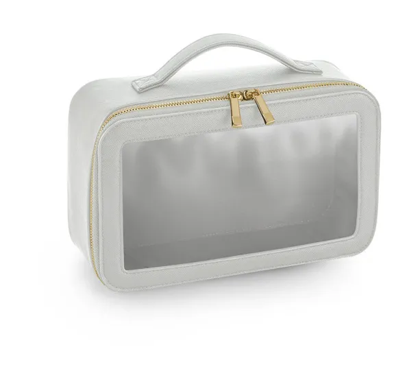  Boutique Clear Travel Case - Bagbase Soft Grey