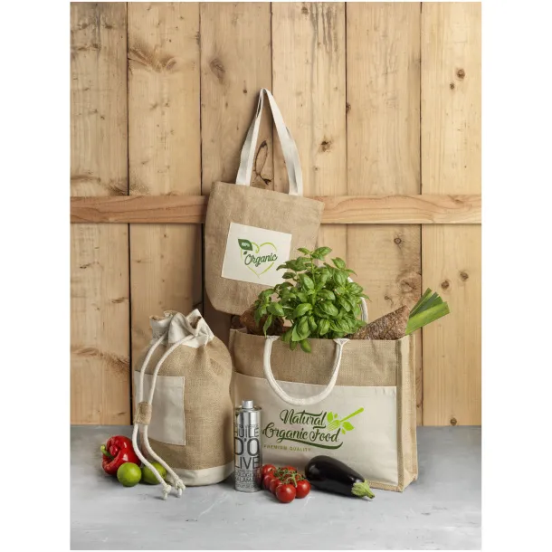 Calcutta jute tote bag Natural Natural