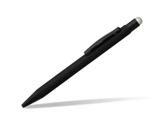 TITANIUM BLACK metal 'touch'' ball pen Silver