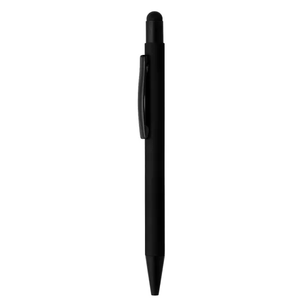 TITANIUM BLACK metal 'touch'' ball pen Black