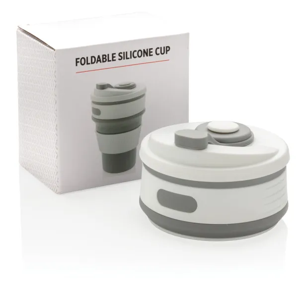  Foldable silicone cup - XD Collection Grey 