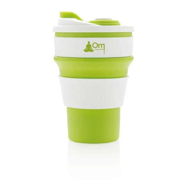  Foldable silicone cup - XD Collection Green 