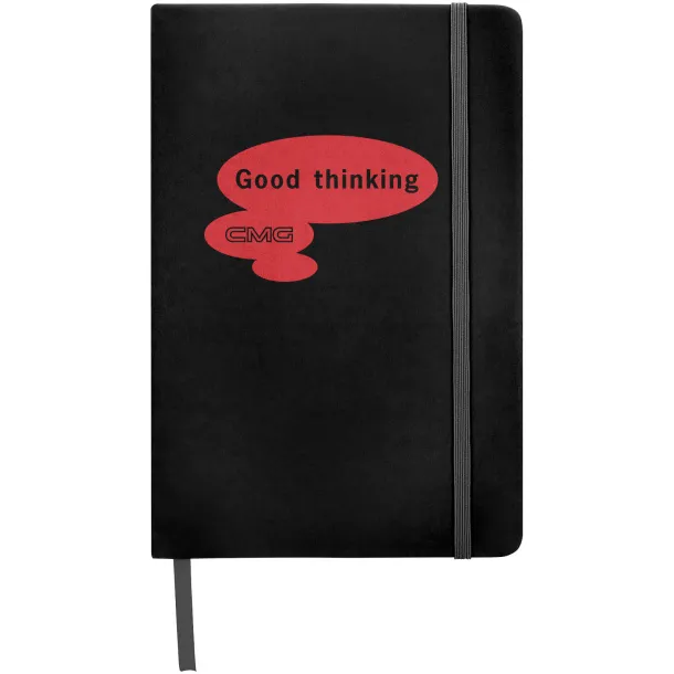 Spectrum A5 hard cover notebook Solid black