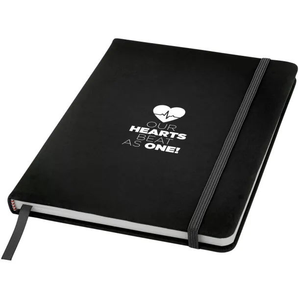 Spectrum A5 hard cover notebook Crna