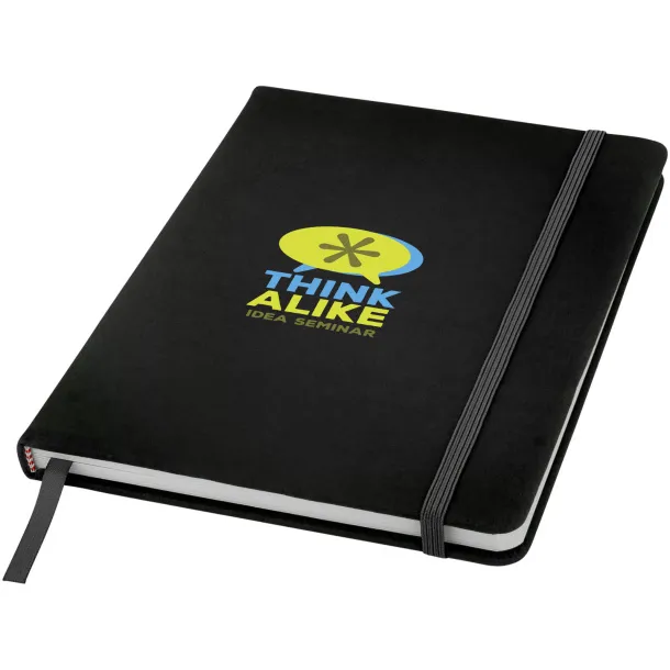 Spectrum A5 hard cover notebook Solid black