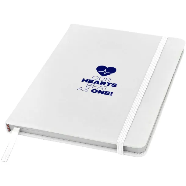 Spectrum A5 hard cover notebook White