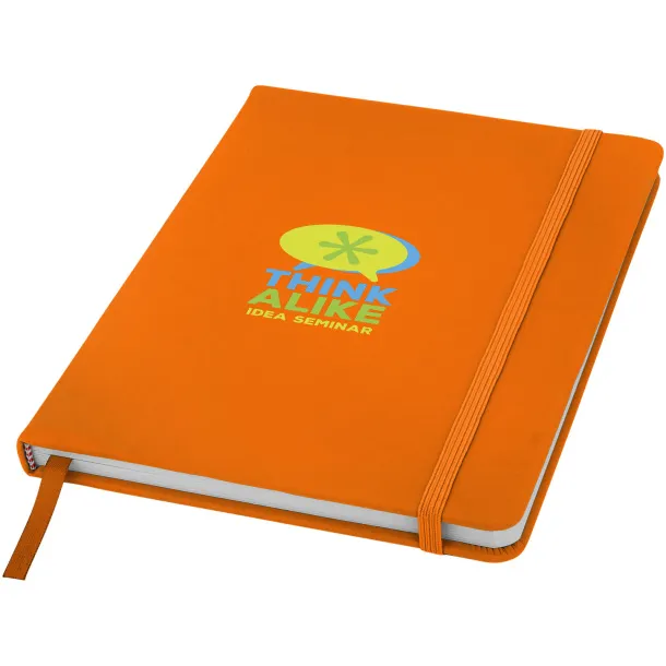 Spectrum A5 hard cover notebook - Unbranded Orange