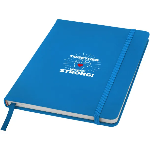 Spectrum A5 hard cover notebook Light blue