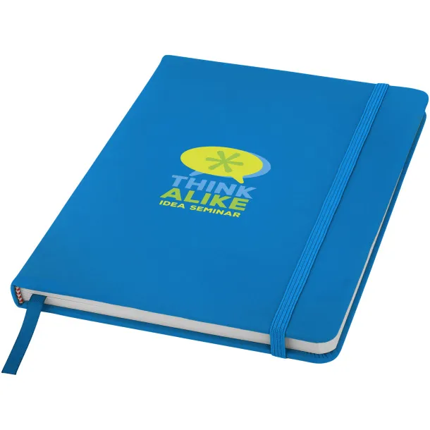 Spectrum A5 hard cover notebook Light blue