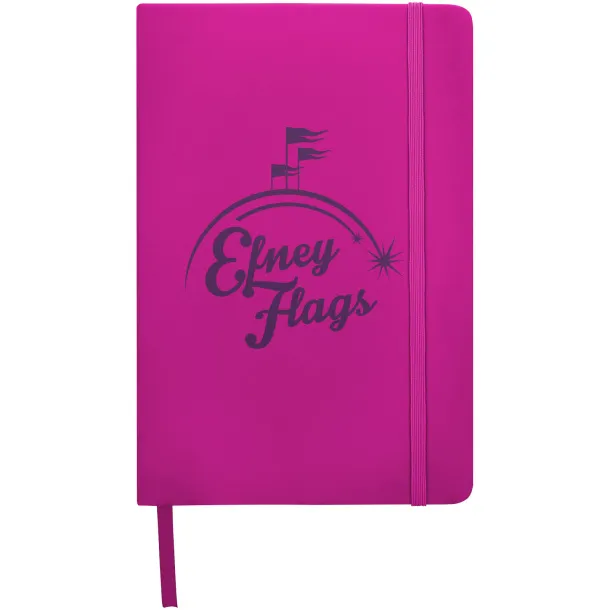 Spectrum A5 hard cover notebook Magenta