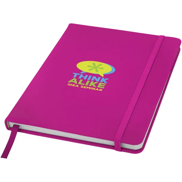 Spectrum A5 hard cover notebook Magenta