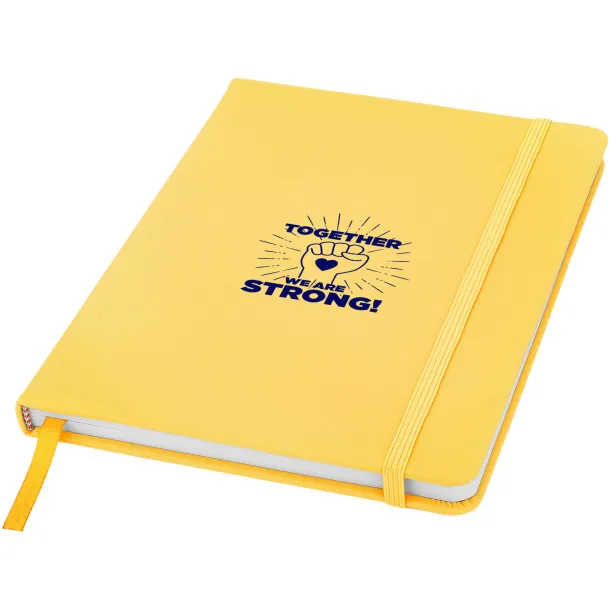 Spectrum A5 hard cover notebook - Unbranded Yellow