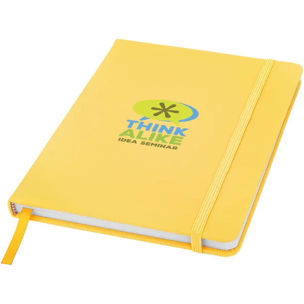 Spectrum A5 hard cover notebook - Unbranded Yellow