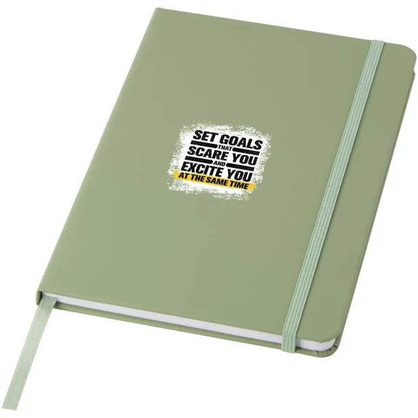 Spectrum A5 hard cover notebook Heather green