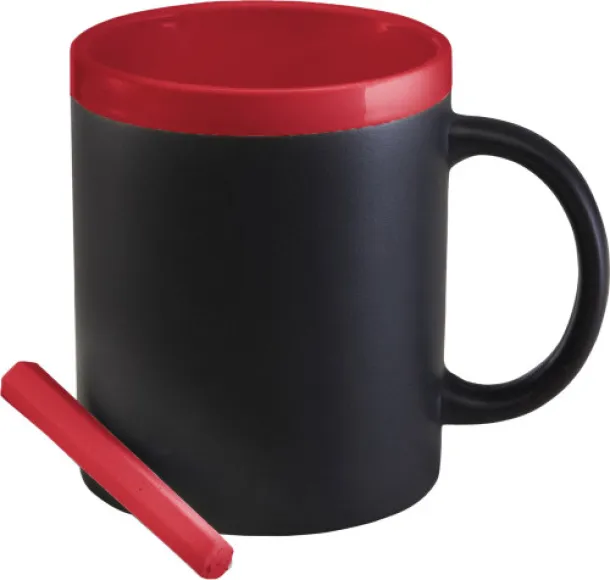  Ceramic mug Claude red