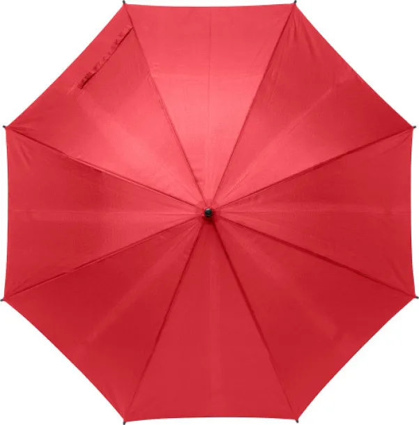  rPET pongee (190T) umbrella Frida red