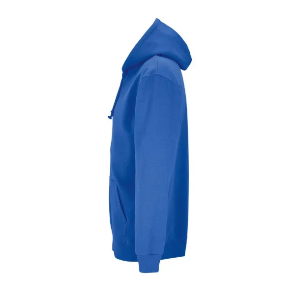 SOL'S CARTER unisex hoodie s patentnim zatvaračem, 280 g/m2 - SOL'S Kraljevski plava