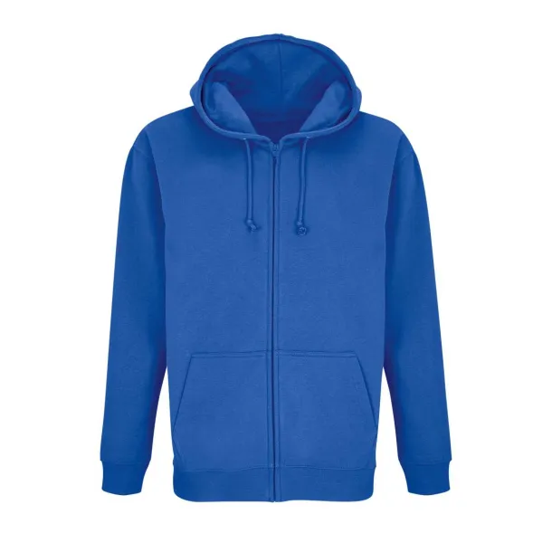 SOL'S CARTER unisex hoodie s patentnim zatvaračem, 280 g/m2 - SOL'S Kraljevski plava