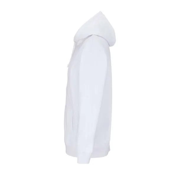SOL'S CARTER unisex hoodie s patentnim zatvaračem, 280 g/m2 - SOL'S Bijela