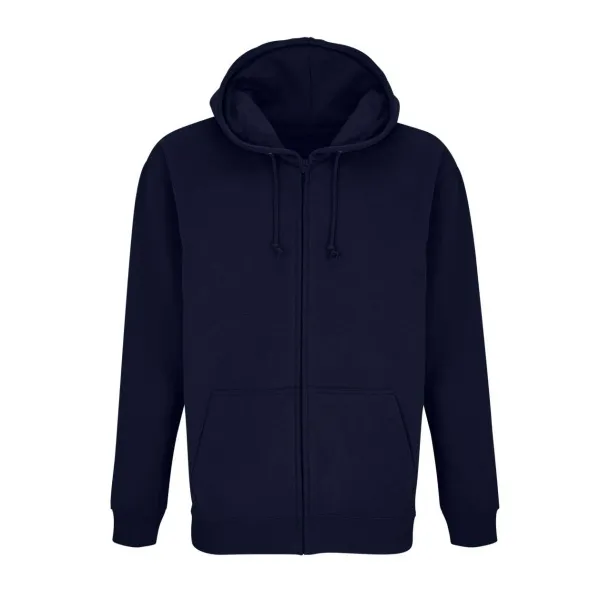 SOL'S CARTER unisex hoodie s patentnim zatvaračem, 280 g/m2 - SOL'S French Navy