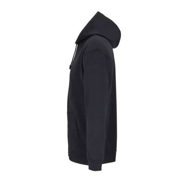 SOL'S CARTER unisex hoodie s patentnim zatvaračem, 280 g/m2 - SOL'S Crna