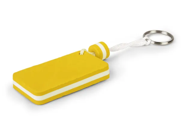 BOVA floating key holder made of EVA foam Yellow