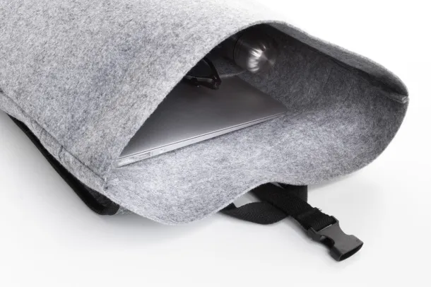 Refelt Roll Ruksak od RPET filca, 15" Siva