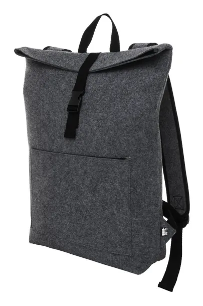 Refelt Roll RPET felt backpack Dark grey