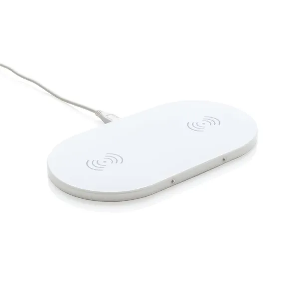  Double 5W wireless charger White